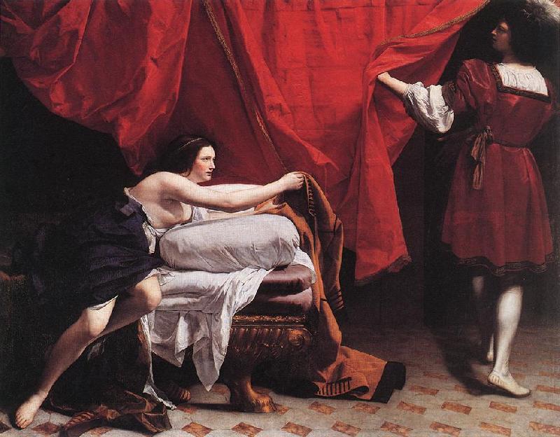 GENTILESCHI, Orazio Joseph and Potiphar's Wife Germany oil painting art